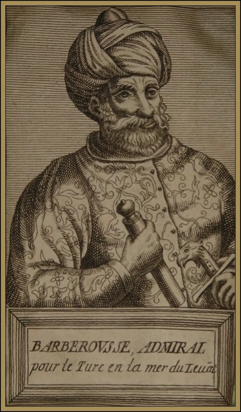 Barbaros Hayreddin Paşa - Tarihi çizim